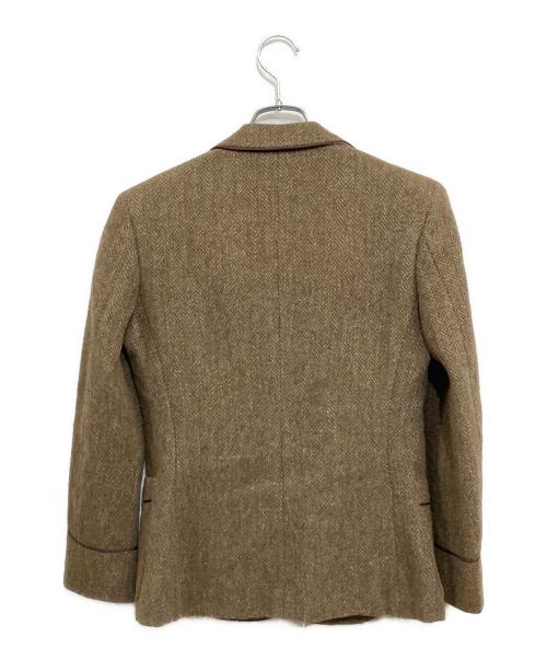 RALPH LAUREN（ラルフローレン）RALPH LAUREN (ラルフローレン) Harris Tweed (ハリスツイード) 70-80s ツイードジャケット ブラウン サイズ:SIZE 9 (M)の古着・服飾アイテム