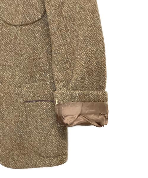 RALPH LAUREN（ラルフローレン）RALPH LAUREN (ラルフローレン) Harris Tweed (ハリスツイード) 70-80s ツイードジャケット ブラウン サイズ:SIZE 9 (M)の古着・服飾アイテム