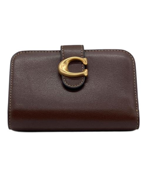 COACH（コーチ）COACH (コーチ) 2つ折り財布 ブラウンの古着・服飾アイテム