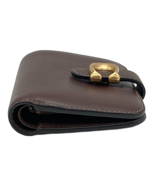 COACH（コーチ）COACH (コーチ) 2つ折り財布 ブラウンの古着・服飾アイテム
