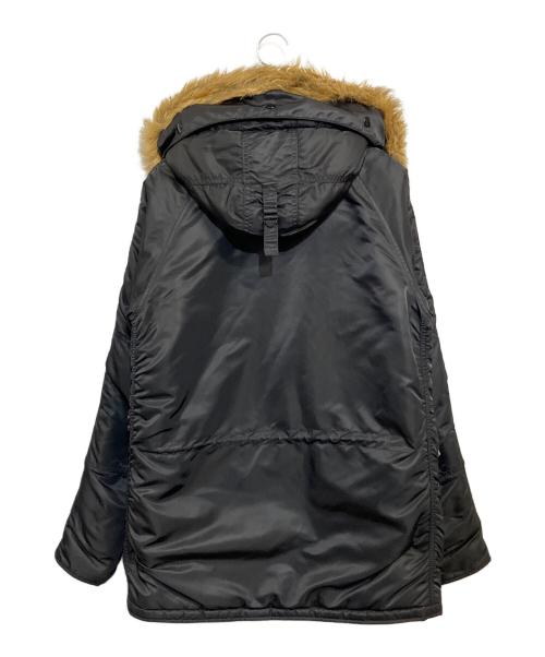 ALPHA INDUSTRIES（アルファインダストリーズ）ALPHA INDUSTRIES (アルファインダストリーズ) N-3B フライトジャケット ブラック サイズ:SIZE Mの古着・服飾アイテム