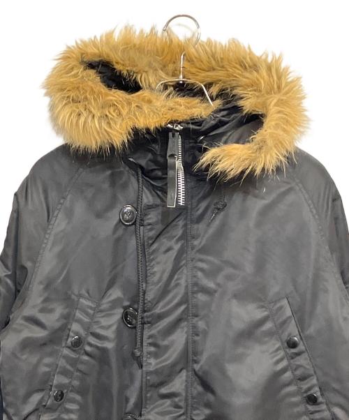 ALPHA INDUSTRIES（アルファインダストリーズ）ALPHA INDUSTRIES (アルファインダストリーズ) N-3B フライトジャケット ブラック サイズ:SIZE Mの古着・服飾アイテム