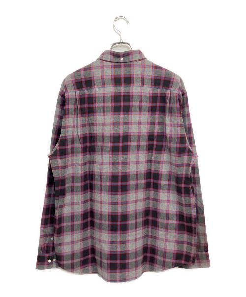 SUPREME（シュプリーム）SUPREME (シュプリーム) Plaid Flannel Shirt グレー×ブラック サイズ:SIZE Lの古着・服飾アイテム