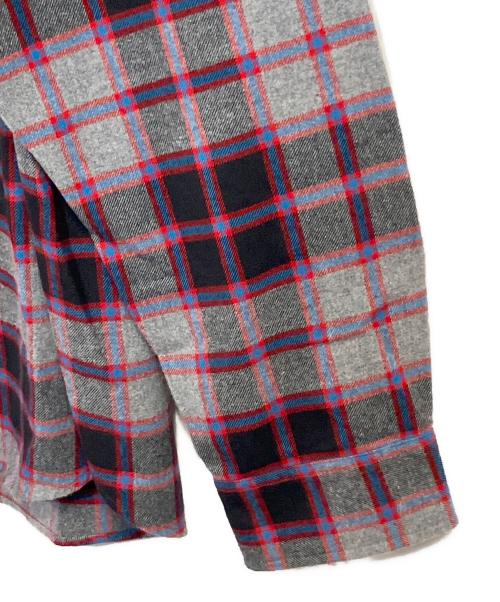 SUPREME（シュプリーム）SUPREME (シュプリーム) Plaid Flannel Shirt グレー×ブラック サイズ:SIZE Lの古着・服飾アイテム