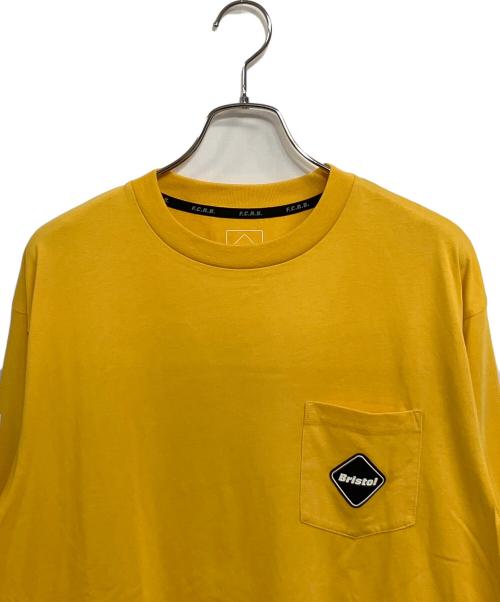 F.C.Real Bristol（エフシーレアルブリストル）F.C.Real Bristol (エフシーレアルブリストル) 22-23AW  AUTHENTIC TEAM POCKET TEE イエロー サイズ:SIZE XLの古着・服飾アイテム