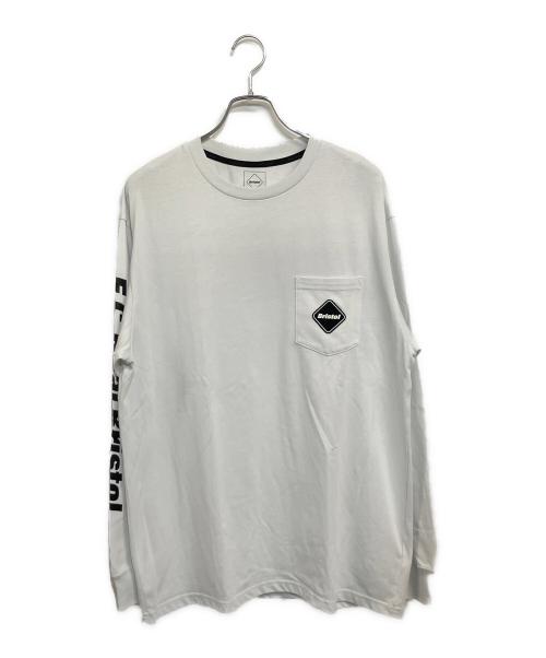 F.C.Real Bristol（エフシーレアルブリストル）F.C.Real Bristol (エフシーレアルブリストル) 23SS L/S AUTHENTIC TEAM POCKET TEE ホワイト サイズ:SIZE XLの古着・服飾アイテム