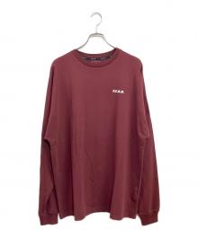 F.C.Real Bristol（エフシーレアルブリストル）の古着「22AW L/S STAR BIG LOGO TEAM BAGGY TEE」｜バーガンディー
