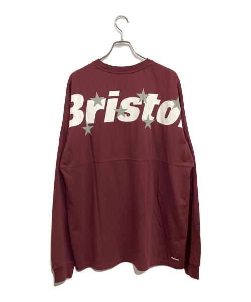 F.C.Real Bristol（エフシーレアルブリストル）F.C.Real Bristol (エフシーレアルブリストル) 22AW L/S STAR BIG LOGO TEAM BAGGY TEE バーガンディー サイズ:SIZE XLの古着・服飾アイテム