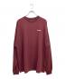 F.C.Real Bristol（エフシーレアルブリストル）の古着「22AW L/S STAR BIG LOGO TEAM BAGGY TEE」｜バーガンディー