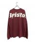 F.C.Real Bristol (エフシーレアルブリストル) 22AW L/S STAR BIG LOGO TEAM BAGGY TEE バーガンディー サイズ:SIZE XL：8000円