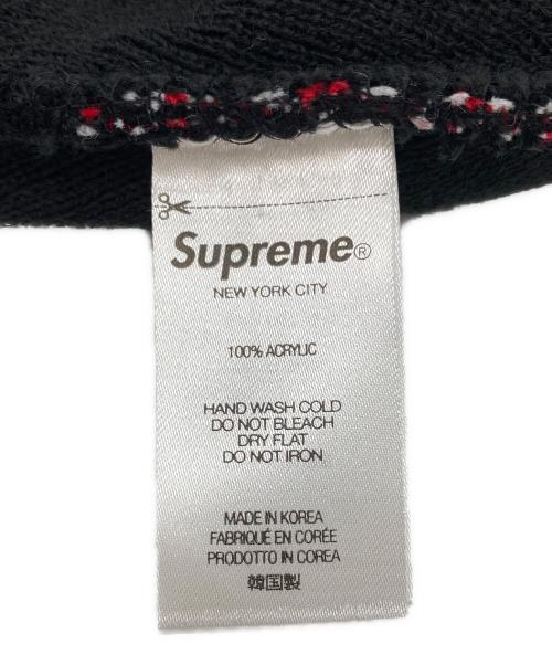 SUPREME（シュプリーム）SUPREME (シュプリーム) SPITFIRE (スピットファイア) ニット帽 ブラック×レッドの古着・服飾アイテム