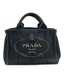 PRADA（プラダ）の古着「トートバッグ」｜ブラック
