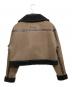 juemi (ジュエミ) Seam Tape Short Mouton Jacket ブラック×ブラウン サイズ:SIZE Free：6000円