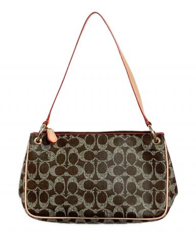 中古・古着通販】COACH (コーチ) 2WAYショルダーバッグ ダークブラウン