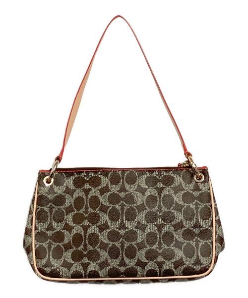 COACH（コーチ）COACH (コーチ) 2WAYショルダーバッグ ダークブラウンの古着・服飾アイテム