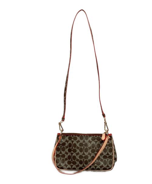 COACH（コーチ）COACH (コーチ) 2WAYショルダーバッグ ダークブラウンの古着・服飾アイテム