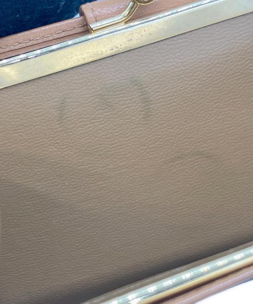 CELINE（セリーヌ）CELINE (セリーヌ) がま口長財布 ブラウンの古着・服飾アイテム