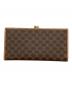 CELINE (セリーヌ) がま口長財布 ブラウン：8000円