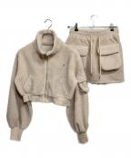 ANDMARYアンドマリー）の古着「24SS Miffy boa jacket set」｜ベージュ