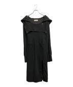 ANDMARYアンドマリー）の古着「24SS Nora Slit Dress」｜ブラック