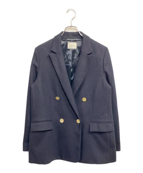 green label relaxing（グリーンレーベルリラクシング）green label relaxing (グリーンレーベルリラクシング) スラブ ダブル ジャケット ネイビー サイズ:SIZE 40 (L)の古着・服飾アイテム