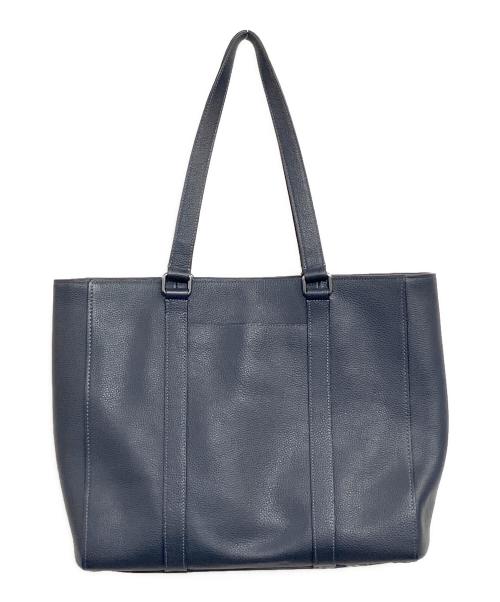 COACH（コーチ）COACH (コーチ) ダブルハンドルトートバッグ ネイビーの古着・服飾アイテム