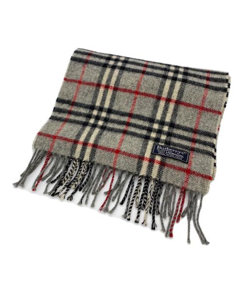 Burberry's（バーバリーズ）Burberry's (バーバリーズ) マフラー グレーの古着・服飾アイテム