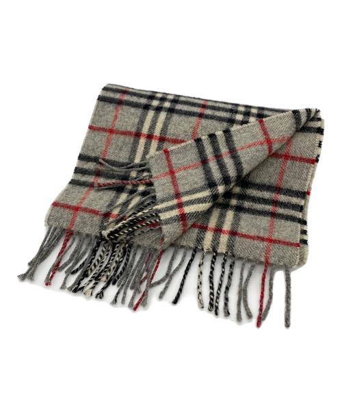 Burberry's（バーバリーズ）Burberry's (バーバリーズ) マフラー グレーの古着・服飾アイテム