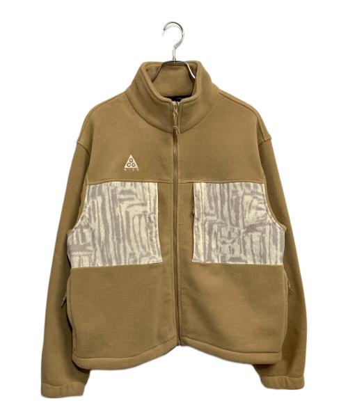 NIKE ACG（ナイキエーシージー）NIKE ACG (ナイキエーシージー) MICROFLEECE JAKETS ベージュ サイズ:SIZE M (US S)の古着・服飾アイテム
