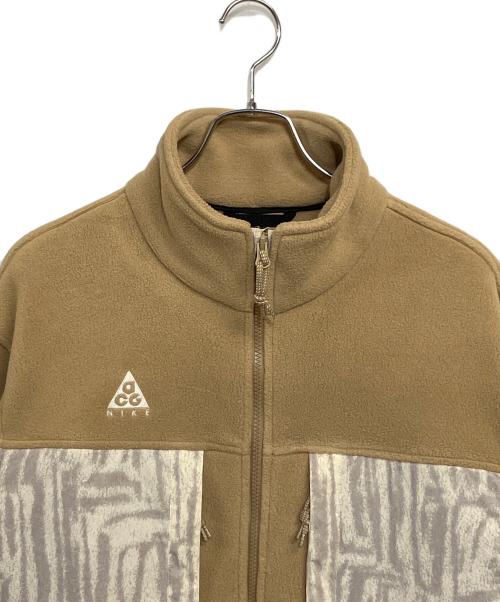 NIKE ACG（ナイキエーシージー）NIKE ACG (ナイキエーシージー) MICROFLEECE JAKETS ベージュ サイズ:SIZE M (US S)の古着・服飾アイテム