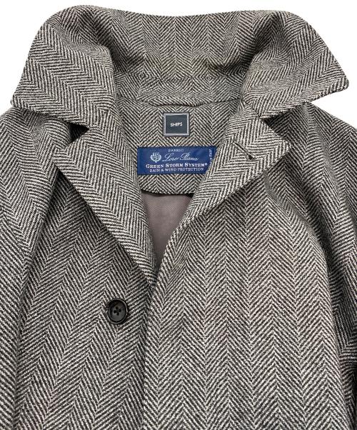 SHIPS（シップス）SHIPS (シップス) 22AW ストームシステム ステンカラーコート グレー サイズ:SIZE XLの古着・服飾アイテム