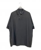 teatoraテアトラ）の古着「CAPSULESNAP POLO SHIRT-DOCTOROID」｜ブラック
