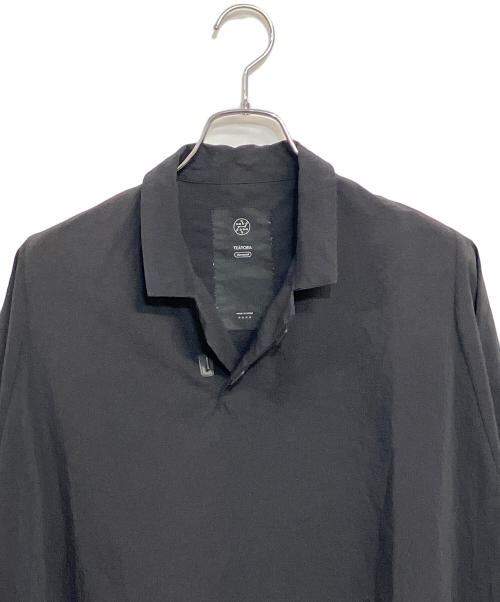 teatora（テアトラ）teatora (テアトラ) CAPSULESNAP POLO SHIRT-DOCTOROID ブラック サイズ:SIZE 4 (LL)の古着・服飾アイテム