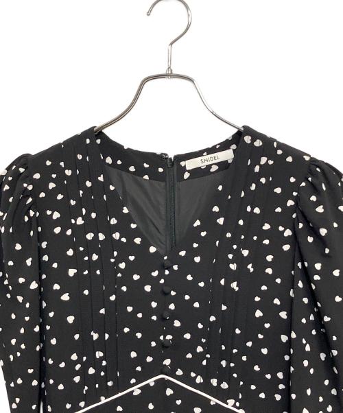 Snidel（スナイデル）Snidel (スナイデル) 長袖ワンピース ブラック サイズ:SIZE 1 (M)の古着・服飾アイテム