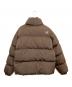 MUCENT (ムセント) スタンドカラー中綿ジャケット ブラウン サイズ:SIZE M 未使用品：13000円