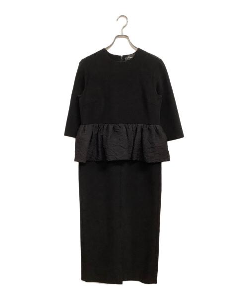 HARDY NOIR（アルディーノアール）HARDY NOIR (アルディーノアール) 長袖ワンピース ブラック サイズ:SIZE 38 (M) 未使用品の古着・服飾アイテム