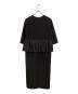 HARDY NOIR (アルディーノアール) 長袖ワンピース ブラック サイズ:SIZE 38 (M) 未使用品：20000円