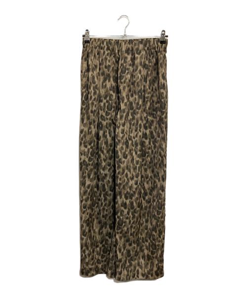 Spick and Span（スピック＆スパン）Spick and Span (スピック＆スパン) レオパードプリントイージーパンツ ブラウンベース サイズ:SIZE 38 (M)の古着・服飾アイテム