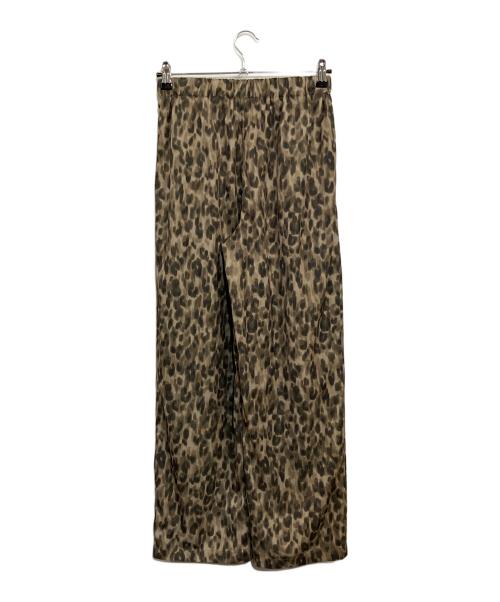 Spick and Span（スピック＆スパン）Spick and Span (スピック＆スパン) レオパードプリントイージーパンツ ブラウンベース サイズ:SIZE 38 (M)の古着・服飾アイテム