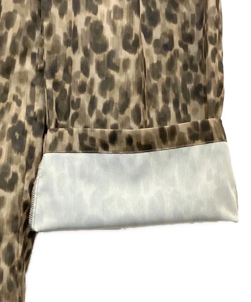 Spick and Span（スピック＆スパン）Spick and Span (スピック＆スパン) レオパードプリントイージーパンツ ブラウンベース サイズ:SIZE 38 (M)の古着・服飾アイテム