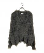 hauntハウント）の古着「SHAGGY CARDIGAN」｜グレー