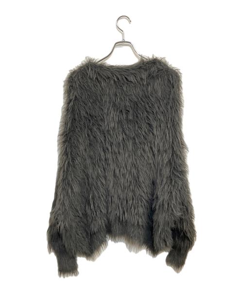 haunt（ハウント）haunt (ハウント) SHAGGY CARDIGAN グレー サイズ:SIZE Freeの古着・服飾アイテム