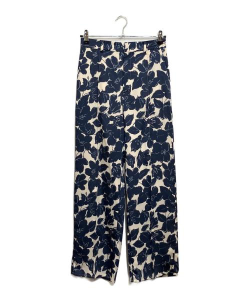 IENA（イエナ）IENA (イエナ) ラインフラワー パンツ ネイビー サイズ:SIZE 38 (M)の古着・服飾アイテム