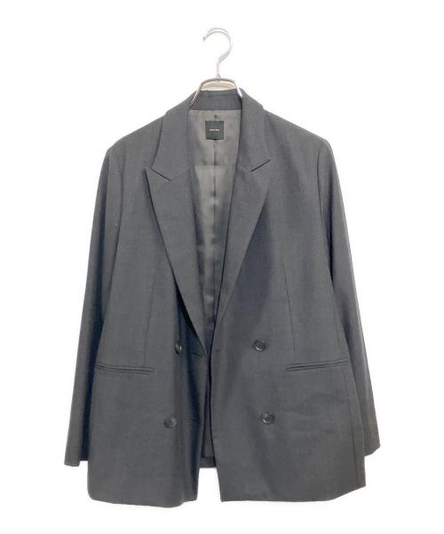 Spick and Span（スピック＆スパン）Spick and Span (スピック＆スパン) ウールブレンドダブルブレストジャケット グレー サイズ:SIZE 38 (M)の古着・服飾アイテム