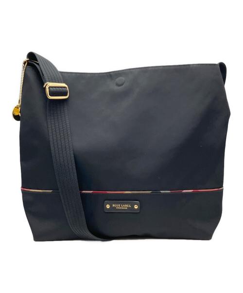 BLUE LABEL CRESTBRIDGE（ブルーレーベルクレストブリッジ）BLUE LABEL CRESTBRIDGE (ブルーレーベルクレストブリッジ) ショルダーバッグ ブラックの古着・服飾アイテム
