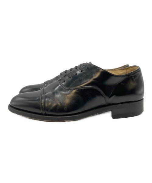 Burberrys（バーバリーズ）Burberrys (バーバリーズ) ヴィンテージキャップトゥオックスフォード ブラック サイズ:SIZE 4 (24cm)の古着・服飾アイテム