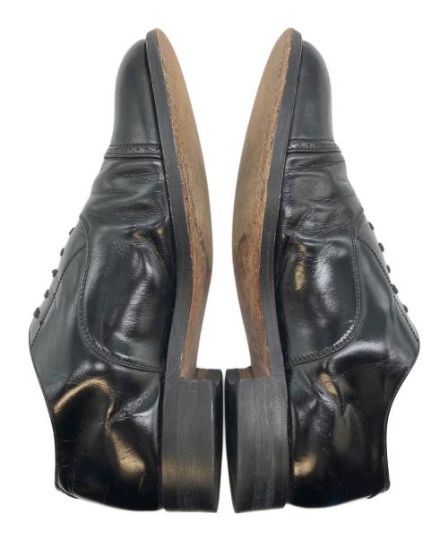 Burberrys（バーバリーズ）Burberrys (バーバリーズ) ヴィンテージキャップトゥオックスフォード ブラック サイズ:SIZE 4 (24cm)の古着・服飾アイテム