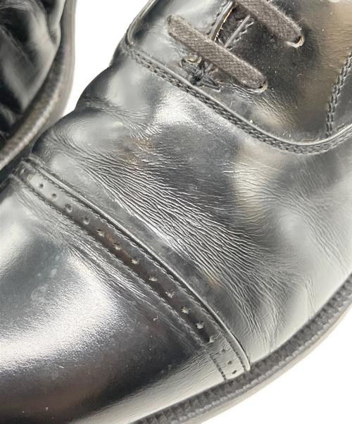 Burberrys（バーバリーズ）Burberrys (バーバリーズ) ヴィンテージキャップトゥオックスフォード ブラック サイズ:SIZE 4 (24cm)の古着・服飾アイテム