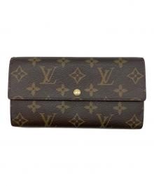 LOUIS VUITTON（ルイ ヴィトン）の古着「長財布」｜ブラウン
