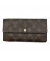 LOUIS VUITTON（ルイ ヴィトン）の古着「長財布」｜ブラウン
